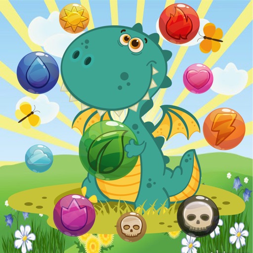 Dragon Pop Bubble Shooter Mania : Match 3 Pro Hd Free Game iOS App