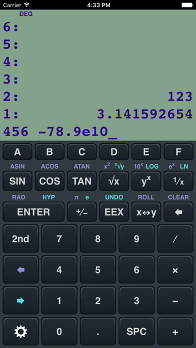 RPN Calculator 48 Screenshot 1