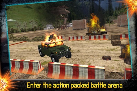 Army 4x4 Jeep Driver Desert Battle 3D Action screenshot 2