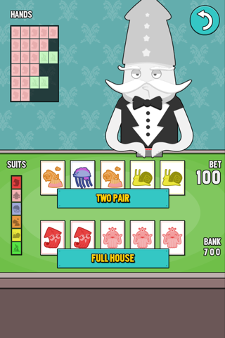 Squid Poker Deluxe screenshot 2
