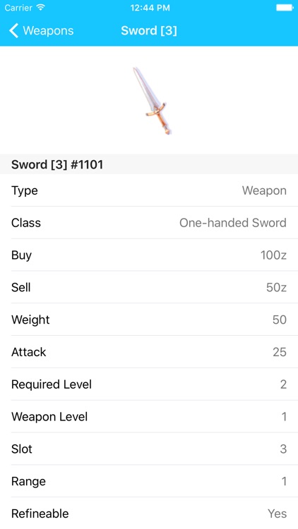 Roer - DB for  Ragnarok Online