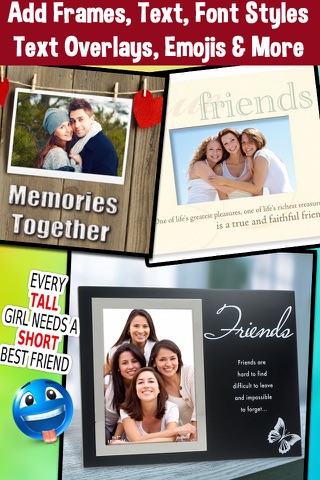 BFF Friends Photo Frames - Friendship Photo Editor screenshot 2