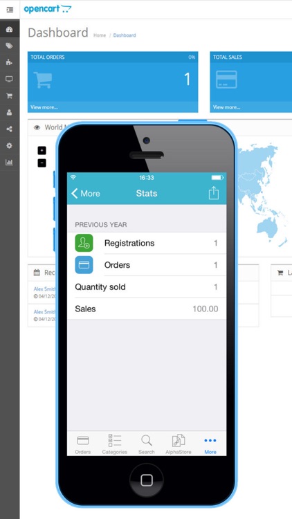 Store Admin for OpenCart Shop