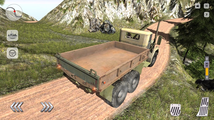 Offroad Cargo Truck Hill Drive