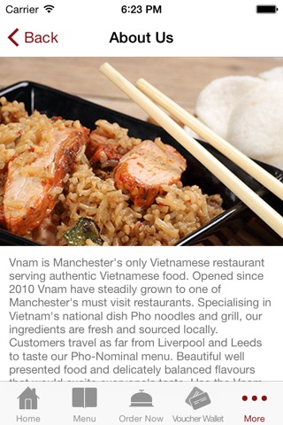 VNAM Vietnamese Food screenshot 2