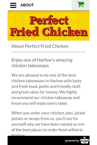 Perfect Fried Chicken Peri Peri Takeaway screenshot 4