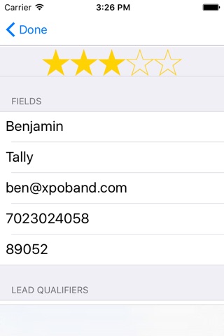 XPOband™ OneTouch™ screenshot 2