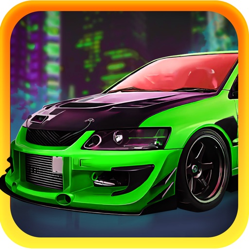 Classic Car City Race 3D Icon