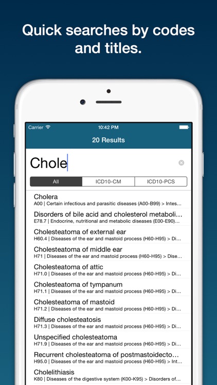 2016 ICD 10 Codes - Offline browse and search of 2015/2016 CM & PCS code with MEDLINE info screenshot-3