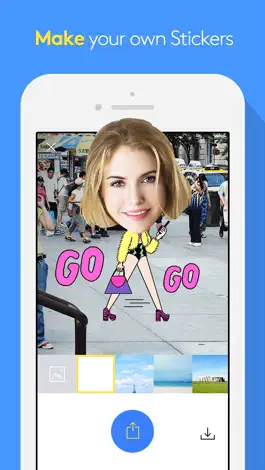 Game screenshot Bravo - Animated Selfie Stickers hack