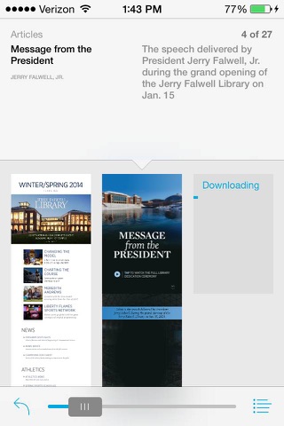 Liberty University Publications screenshot 2