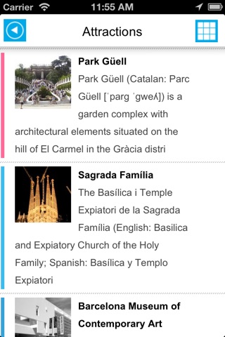 Barcelona offline map, guide & hotels screenshot 3