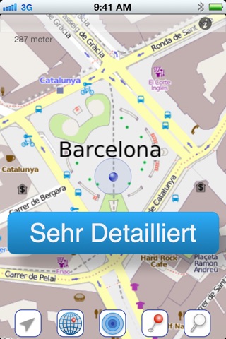 Barcelona Offline Citymap screenshot 2