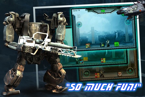 Helicopter vs Robot Free HD - A battle to control the future of the Planet - Lite Version screenshot 4