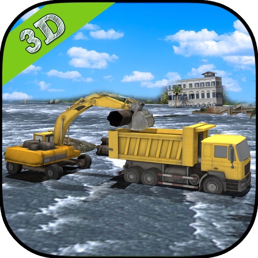 Heavy Excavator: Flood Rescue Icon