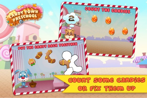 Candy Town Preschool - Educational Game for Kids screenshot 3