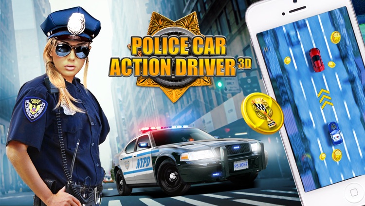 Police Car Action Driver 3D - Asphalt Burning Street Driving with Nitro