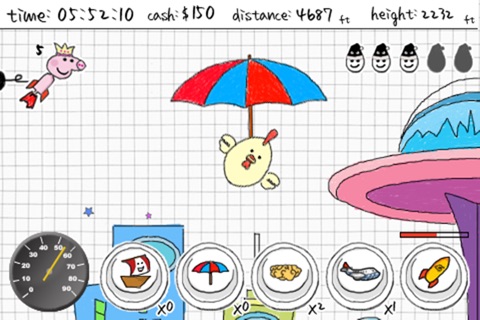 A Doodle Fly - Fly to Mars screenshot 2