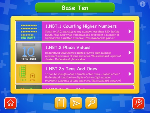 Math First Grade -  Common Core curriculum builder and lesson designer for teachers and parents screenshot 4