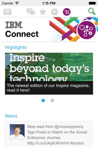 IBM Connect screenshot 2