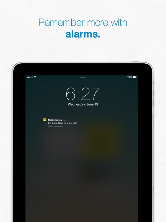 Sticky Notes iPad - Reminders & Notes App - with Alarms and Sharing screenshot-3