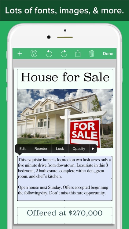 PosterMaker - Create a real printable poster or flyer design screenshot-3