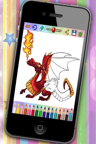 Dragons Coloring Pages screenshot 2