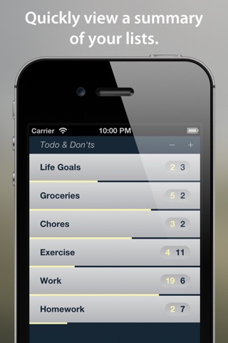 Todo & Don'ts - Lists for life screenshot 2