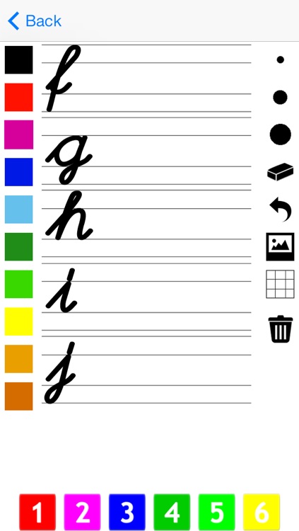 Handwriting worksheets for Children: Learn to write the letters of the alphabet in script and cursive screenshot-3