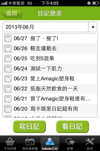 bdodo減肥日記 screenshot 2