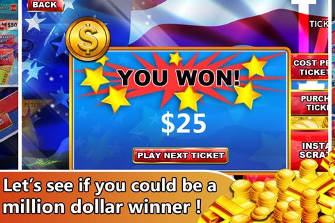 USA Lotto Scratch Tickets - Instant Lotto Scratch Off Tickets screenshot 2