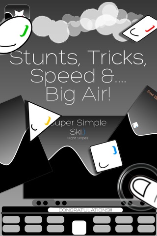 Super Simple Ski Night Slopes - Addictive Downhill Surf & Wave Rider Race Game Free Pocket Edition screenshot 2