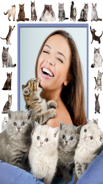 Cat Snap - Photo Bomb Funny Cats Instantly Into Your Photos With Kitty Collage & Picture Frames Free