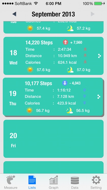 Walker - Pedometer Lite screenshot-3