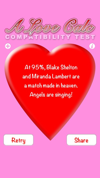 A Love Calc: Compatibility Test Calculator