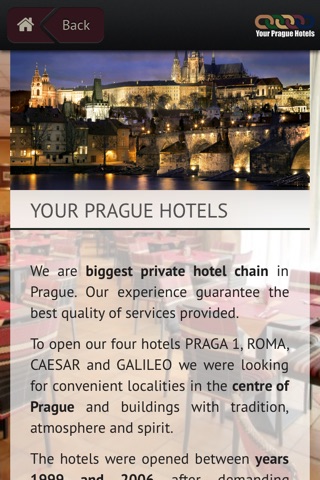 Your Prague Hotels screenshot 2