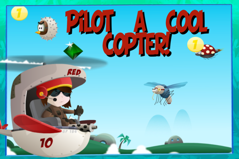 Mega Copter - Killer Gunner Pilot in Flying Dogfight Battle Against Doodle Monsters With A Crazy Helicopter - FREE screenshot 2