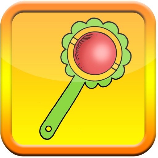 Traditional Baby Rattle icon