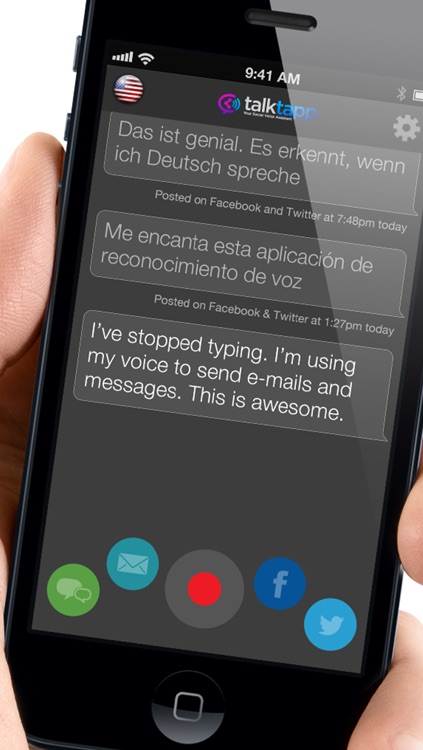 TalkTapp ~ Voice Text Dictation