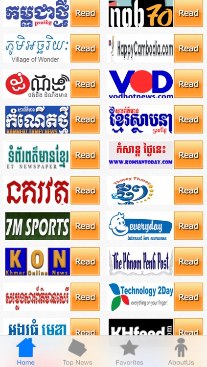 Cambodia Newspapers.