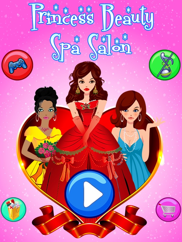 Little Beauty Princess Spa Salon Girls Games For Face Hair