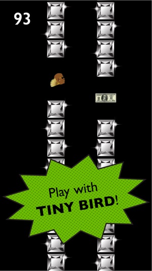 Bling Bird - Tiny flappy flyer collect hundred dollar bills(圖3)-速報App