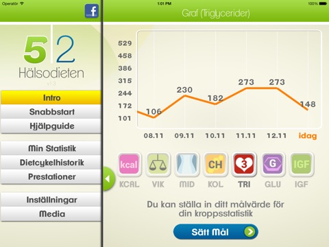 5:2 Health Diet App for iPad screenshot 4