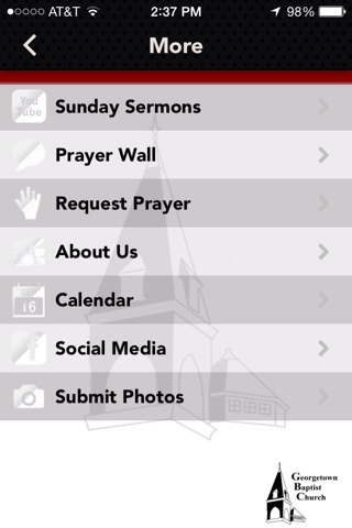 Georgetown Baptist Church screenshot 2