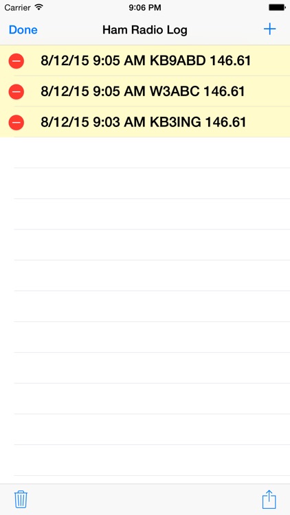 Ham Radio Log