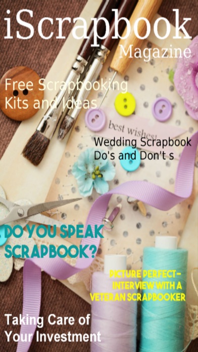 iScrapbook Magazine screenshot1