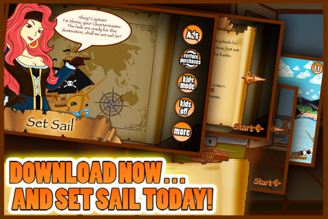 7 Seas Pirates Adventure Kids Game With Top New Shooting Pirate Ships And Fun FREE screenshot 4