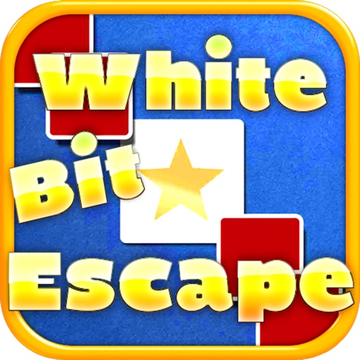 White Bit Escape - Drag to Survive from Red Enemy Chase and Attack Icon