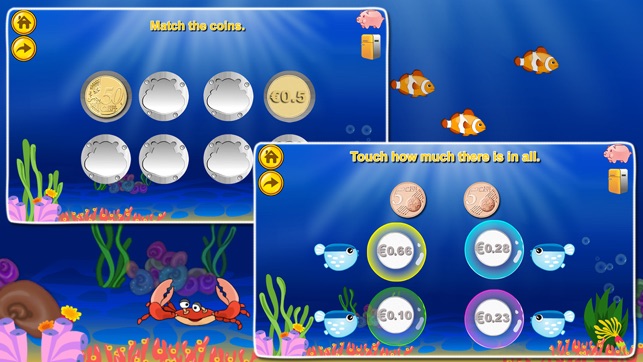 Euro€(LITE): Coin Math for kids, educational  learning games(圖4)-速報App