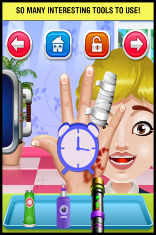 Little Hand Doctor & Nail Spa Game - fun makeover salon for kids (boys & girls) screenshot 3